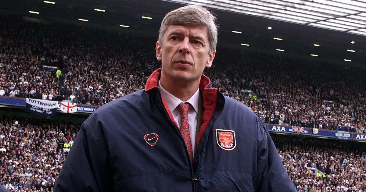 Arsene Wenger walks off the pitch after Arsenal's win over Tottenham in the FA Cup semi-final.