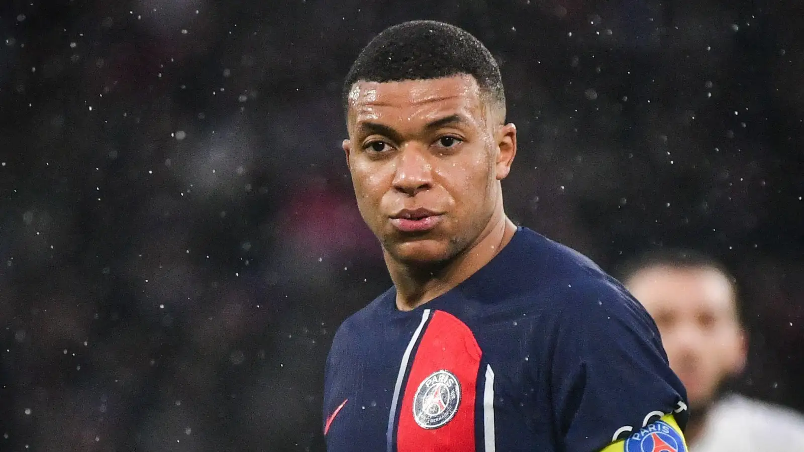 Paris, France. 25th Feb, 2024. Paris Saint-Germain's forward Kylian Mbappe looks on during the Ligue 1 football match between Paris Saint-Germain and Stade Rennais at the Parc des Princes stadium in Paris, France on February 25, 2024.