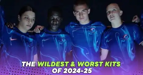 6 of the wildest and worst kits of 2024-25 feat. Chelsea, Arsenal, Man Utd…