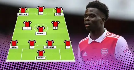 Where are they now? The Arsenal XI from Bukayo Saka’s last game at left-back