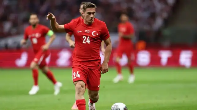 Semih Kilicsoy in action for Turkey.